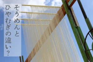 そうめんと冷麦の違い？カロリーが高いのはどっち？