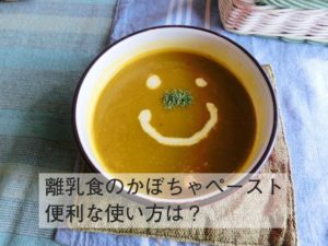 離乳食のかぼちゃ。ペーストにして冷凍保存が便利！ レンジですぐ使えます。