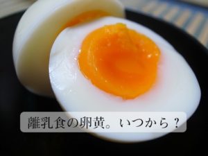 離乳食の卵はいつから？初めて与えるときの注意点は？